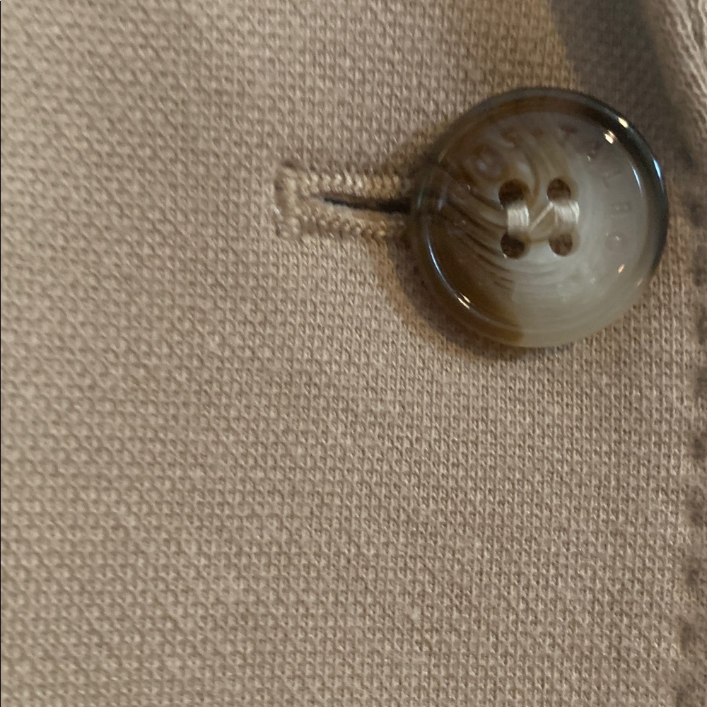 Talbots Camel Aberdeen  Blazer with Pockets NWT Size 14 Tan 75% Cotton - Picture 4 of 13